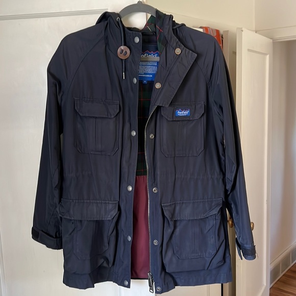 Jackets & Blazers - EUC Penfield Jacket Navy size small with plaid lining